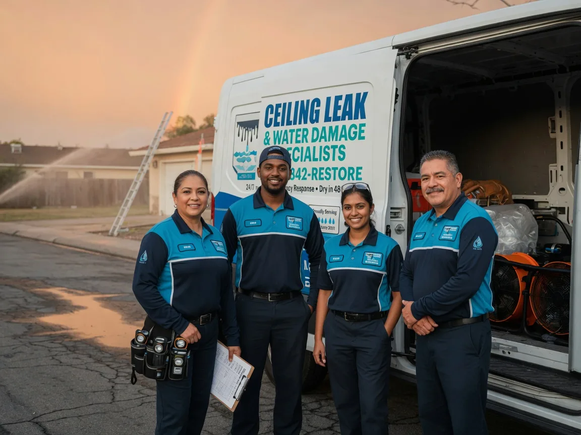 Ceiling Leak Cleanup company in Laceyville, PA